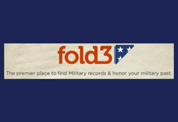 words fold 3 in orange with folded U.S. flag